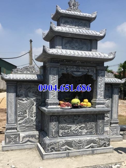 Mẫu lăng mộ đá đẹp bán tại Hà Giang 01 – Lăng thờ đá đẹp