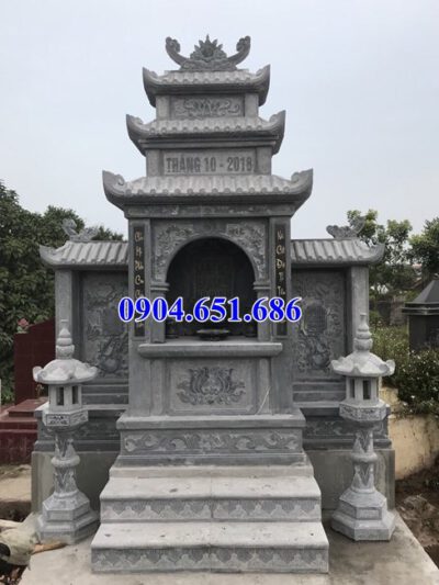 Mẫu lăng mộ đá đẹp bán tại Lai Châu 01 – Lăng thờ đá đẹp