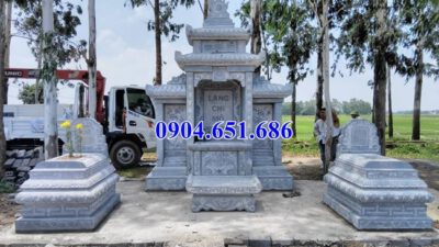 Mẫu lăng mộ đá đẹp bán tại Quảng Ninh 02 – Lăng thờ bằng đá đẹp