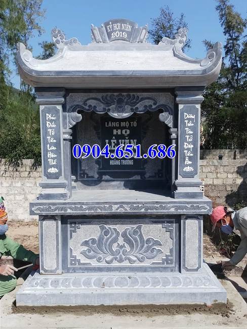 Mẫu lăng mộ đá để tro cốt bán tại Bình Thuận 03 – Am thờ để tro cốt 