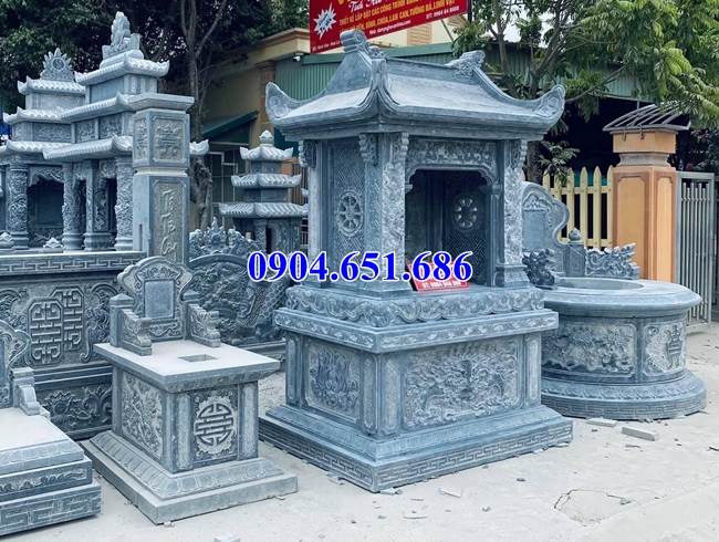 Mẫu lăng mộ đá để tro cốt bán tại Tiền Giang 03 – Am thờ để tro cốt