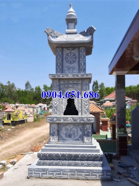 Mẫu mộ tháp đá đẹp bán tại Lâm Đồng – Tháp mộ đá khối tự nhiên