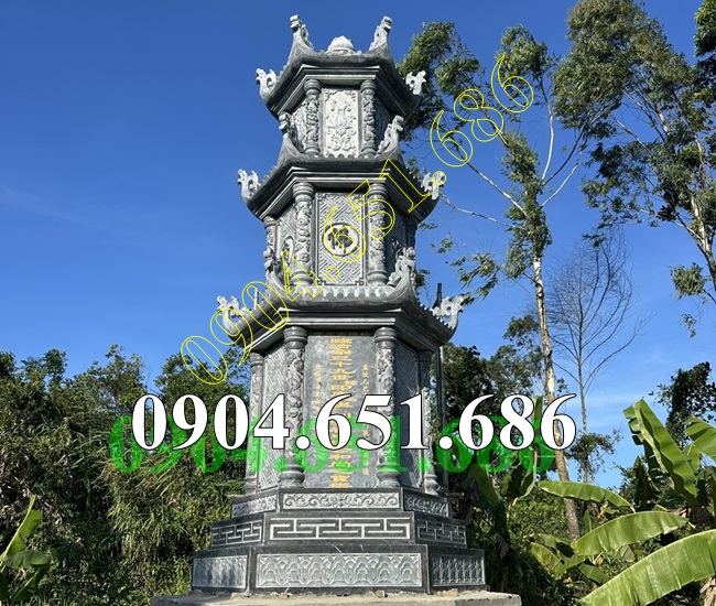 Mẫu bảo tháp đá đẹp bán tại An Giang - Mộ tháp phật giáo tại An Giang