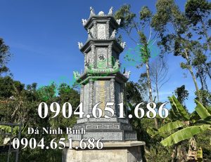 Mẫu bảo tháp đá đẹp bán tại Sài Gòn 59 – Bảo tháp để tro cốt, hài cốt tại Hồ Chí Minh