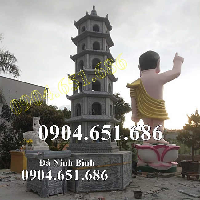 Mẫu bảo tháp đá phật giáo đẹp bán tại Sài Gòn, Hồ Chí Minh - Tháp đá tại Sài Gòn