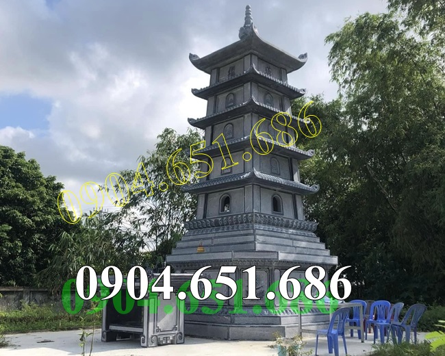 Mẫu bảo tháp thờ tro cốt, hài cốt đẹp bán tại An Giang - Mộ bảo tháp để tro cốt tại An Giang