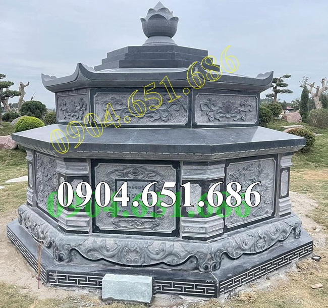Mẫu mộ bảo tháp đá đẹp bán tại An Giang - Tháp mộ để tro cốt, hài cốt tại An Giang