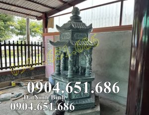 Mẫu mộ tháp đá đẹp bán tại Sài Gòn 55 – Tháp để tro cốt, hài cốt tại Hồ Chí Minh