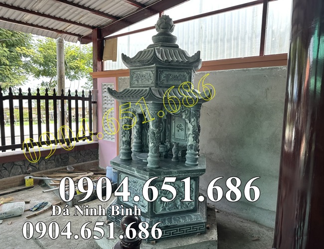 Mẫu mộ tháp đá đẹp bán tại Sài Gòn 55 – Tháp để tro cốt, hài cốt tại Hồ Chí Minh