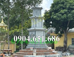 Mẫu mộ tháp phật giáo đẹp bán tại An Giang - Tháp đá phật giáo để tro cốt, hài cốt tại An Giang
