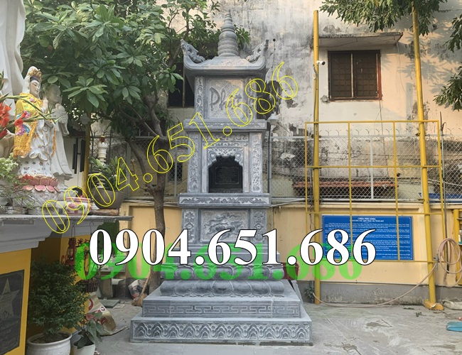 Mẫu mộ tháp phật giáo thờ tro cốt đẹp bán tại An Giang - Tháp phật giáo để tro cốt, hài cốt tại An Giang