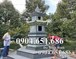Mẫu tháp đá đẹp bán tại Sài Gòn 56 – Tháp đá để tro cốt, hài cốt tại Hồ Chí Minh