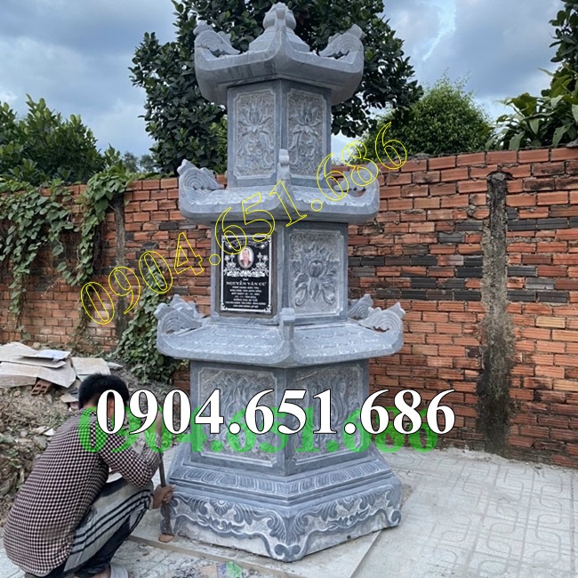 Mẫu tháp đá nhỏ thờ tro cốt đẹp bán tại An Giang - Tháp nhỏ để tro cốt tại An Giang