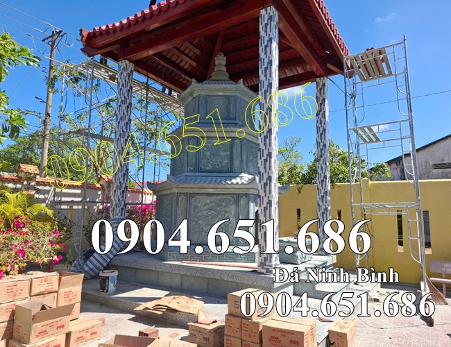 Mẫu tháp đá phật giáo đẹp bán tại Sài Gòn, Hồ Chí Minh - Tháp để tro cốt, hài cốt tại Sài Gòn
