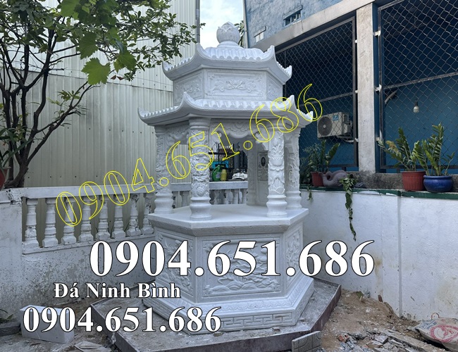 Mẫu tháp mộ để tro cốt đá trắng đẹp bán tại Sài Gòn, Hồ Chí Minh - Mộ tháp đá trắng tại Sài Gòn