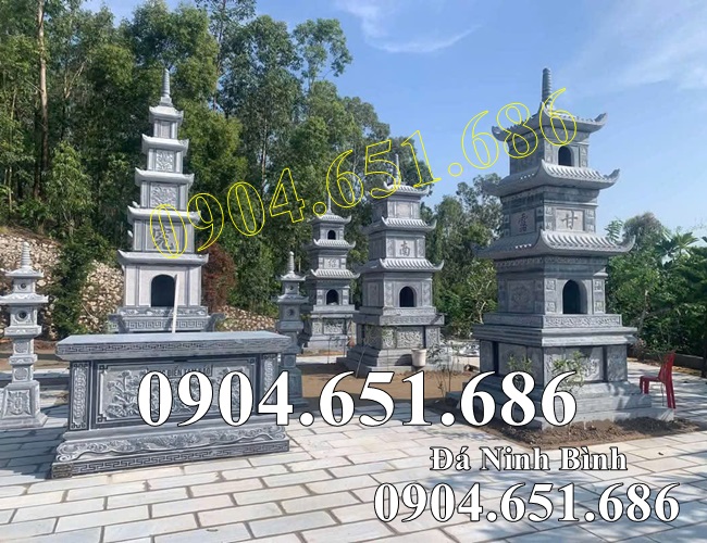 Mẫu tháp mộ phật giáo đẹp bán tại Sài Gòn, Hồ Chí Minh - Tháp mộ để tro cốt tại Sài Gòn