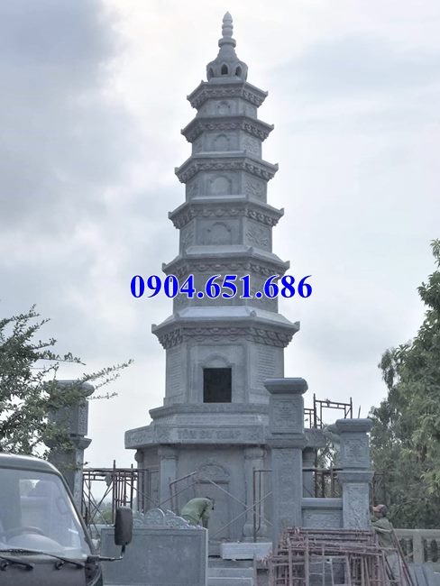 Mẫu mộ tháp đá đẹp bán tại Bà Rịa Vũng Tàu – Tháp đá xây để hài cốt