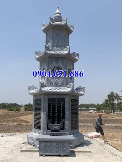 Mẫu mộ tháp đá đẹp bán tại Khánh Hòa – Tháp mộ sư