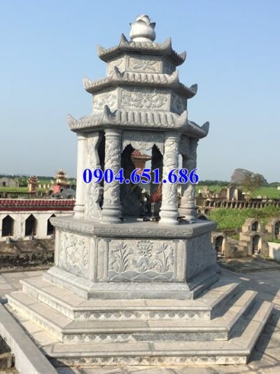 Mẫu mộ tháp đá đẹp bán tại Đà Nẵng – Tháp mộ sư