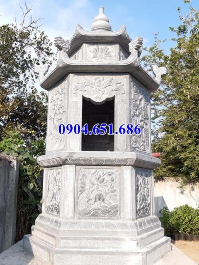 Mẫu mộ tháp đá để tro cốt bán tại Đồng Nai – Mộ tháp phật giáo
