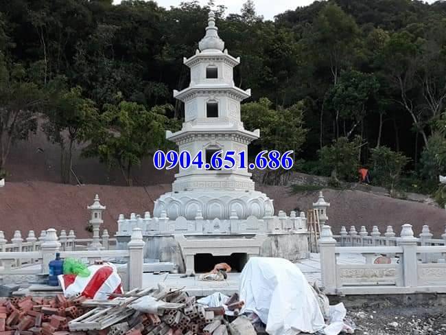 Mẫu mộ đá hình tháp đẹp bán tại Bình Phước – Tháp mộ để tro cốt