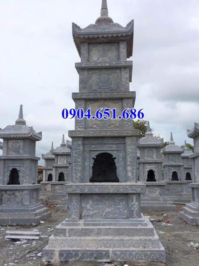 Mẫu mộ đá hình tháp đẹp bán tại Khánh Hòa – Tháp để hài cốt