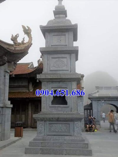 Mẫu mộ đá hình tháp đẹp bán tại Quảng Trị – Tháp để hài cốt