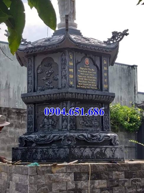 Mẫu mộ đá lục lăng hình tháp đẹp nhất tại Sài Gòn