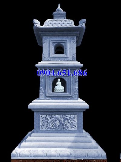 Mẫu mộ đá tháp đẹp bán tại Quảng Bình – Tháp đá để tro cốt
