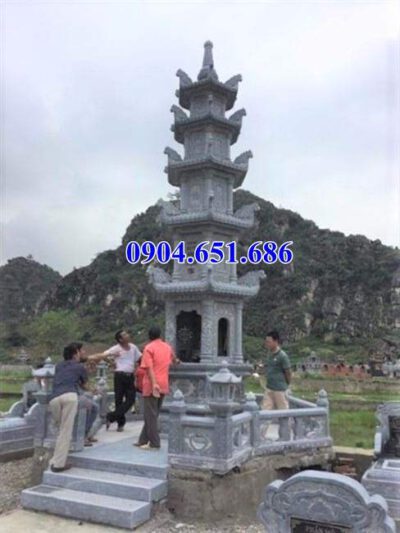 Mẫu mộ đá tháp đẹp bán tại Quảng Ngãi – Tháp đá để tro cốt