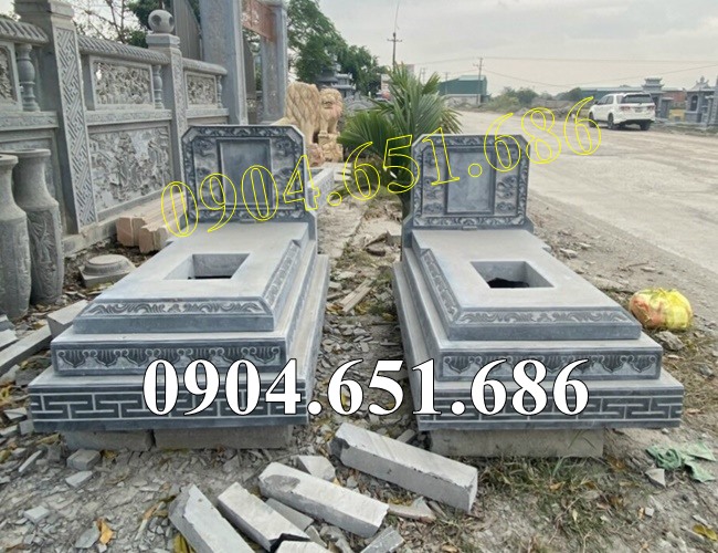 Mẫu mộ đá tam cấp đơn giản đẹp bán tại Bình Dương - Chụp mộ tam cấp tại Bình Dương