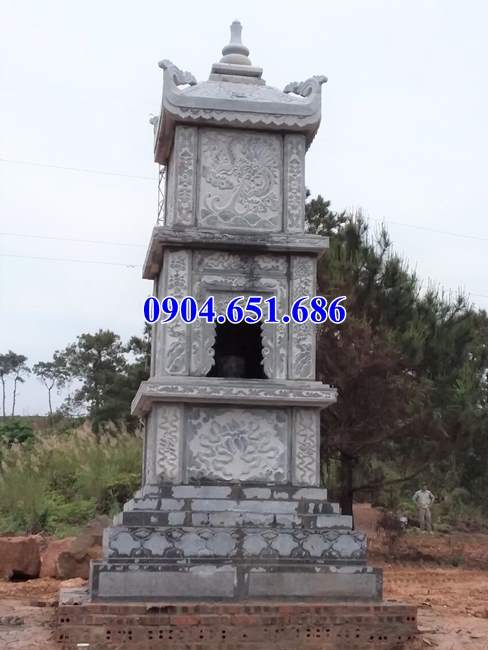 Mẫu mộ tháp đá đẹp bán tại Quảng Ninh – Tháp mộ sư
