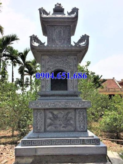 Mẫu mộ đá tháp đẹp bán tại Quảng Ninh – Mẫu tháp đá để tro cốt
