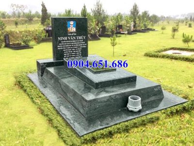 Mẫu mộ đá xanh rêu bán tại Sài Gòn 02 – Mộ đá xanh rêu Thanh Hóa