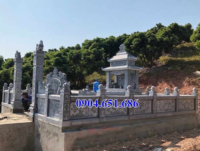 Mẫu nhà mồ đẹp bán tại Tây Ninh 07 – Khu lăng mộ, nhà mồ gia đình