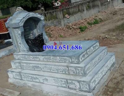 Mẫu mộ đá Ninh Bình đẹp bán tại Sóc Trăng 04 – Mộ đá khối tự nhiên