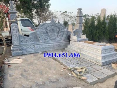 Mẫu mộ đá Ninh Bình đẹp bán tại Trà Vinh 04 – Mộ đá khối tự nhiên