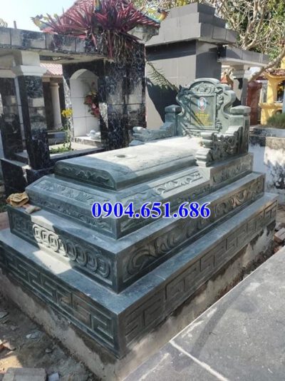 Mẫu mộ đá tam cấp đẹp bán tại Kiên Giang 10 – Mộ tam cấp đá đẹp