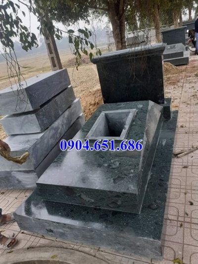Mẫu mộ đá đơn giản đẹp bán tại Kiên Giang 02 – Mộ đá xanh Thanh Hóa