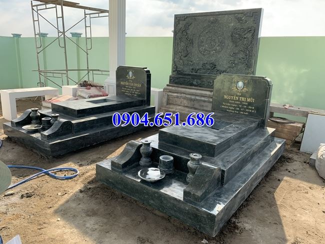 Mẫu mộ đôi gia đình bán tại Bà Rịa Vũng Tàu 11 – Mộ đá đôi đẹp