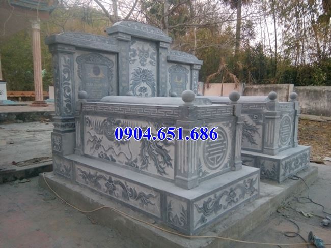 Địa chỉ bán mộ đôi đá, nhà mồ song thân đẹp tại Tiền Giang uy tín chất lượng giá rẻ