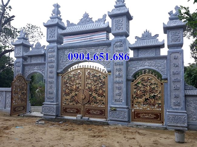 Địa chỉ làm cổng nhà thờ họ, cổng tam quan nhà thờ họ bằng đá khối tự nhiên tại Quảng Trị