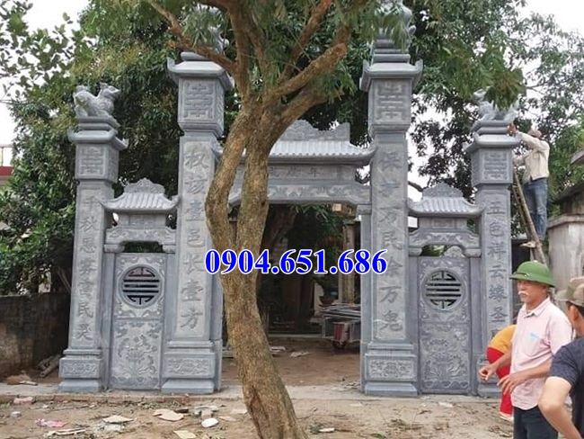 Giá bán, xây cổng đá nhà thờ họ tại Quảng Trị