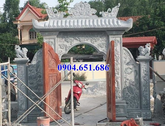 Giá bán, xây cổng đá khối tự nhiên tại Bình Phước