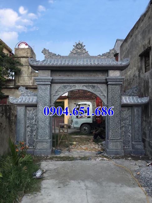 Giá bán, xây cổng đá khối tự nhiên tại Quảng Trị