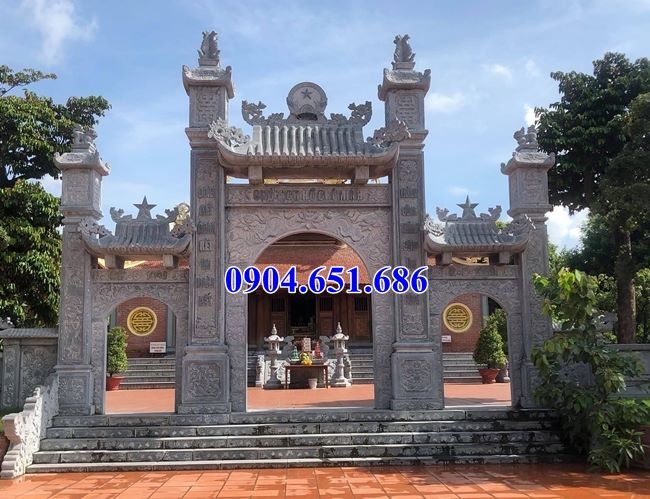 Mẫu cổng chùa bằng đá đẹp bán tại Bình Phước