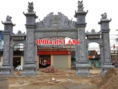 Mẫu cổng đá đẹp bán tại Quảng Bình – Cổng tam quan đá khối tự nhiên