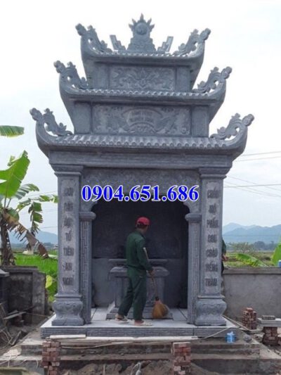 Mẫu nhà linh đá lăng mộ đẹp bán tại Gia Lai 03 – Lăng thờ chung đá đẹp