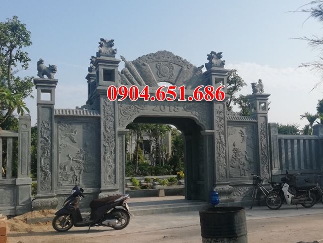 Địa chỉ làm cổng bằng đá tự nhiên mẫu mã đẹp, uy tín ở Bình Định