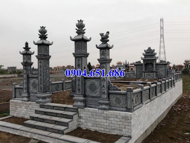 Mẫu khu nhà thờ chung nghĩa trang đá tự nhiên đẹp nhất hiện nay